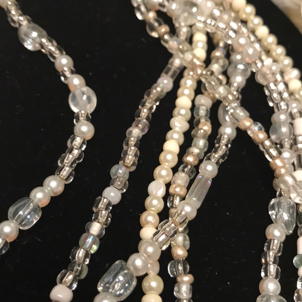 4 piece multi bead necklace